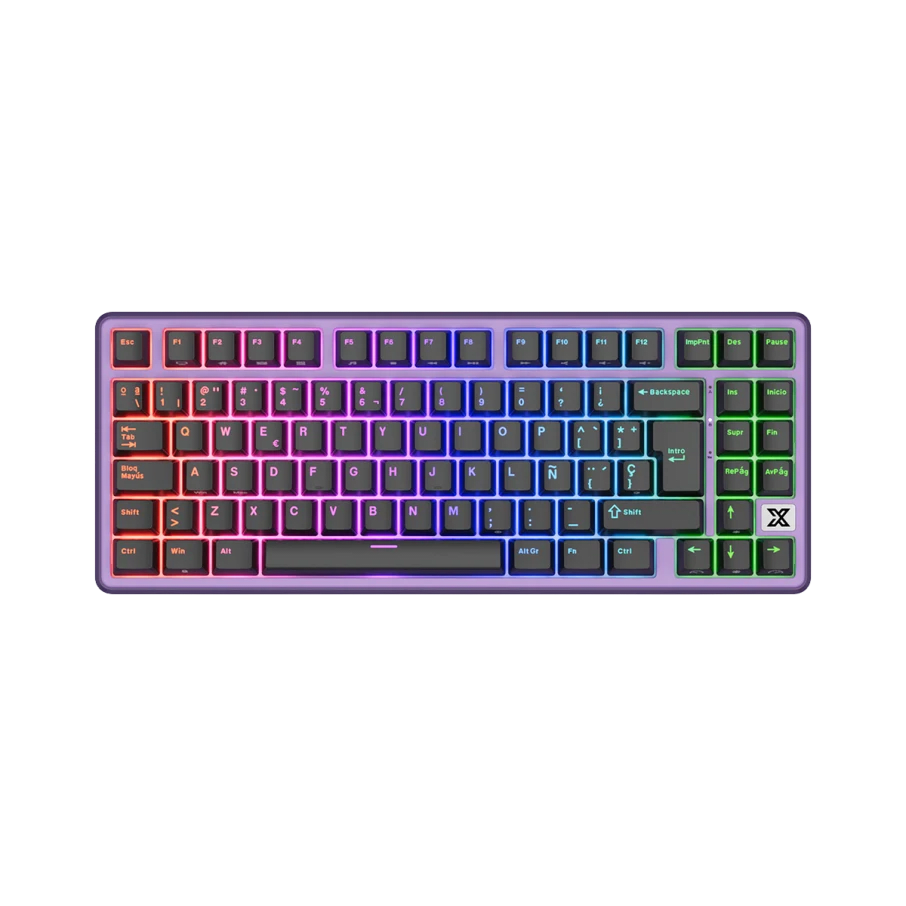 TECLADO MECANICO ROYAL KLUDGE RK-X87 ALAMBRICO RGB 75% SP (SW-CREAMY) BLACK NIGHT6