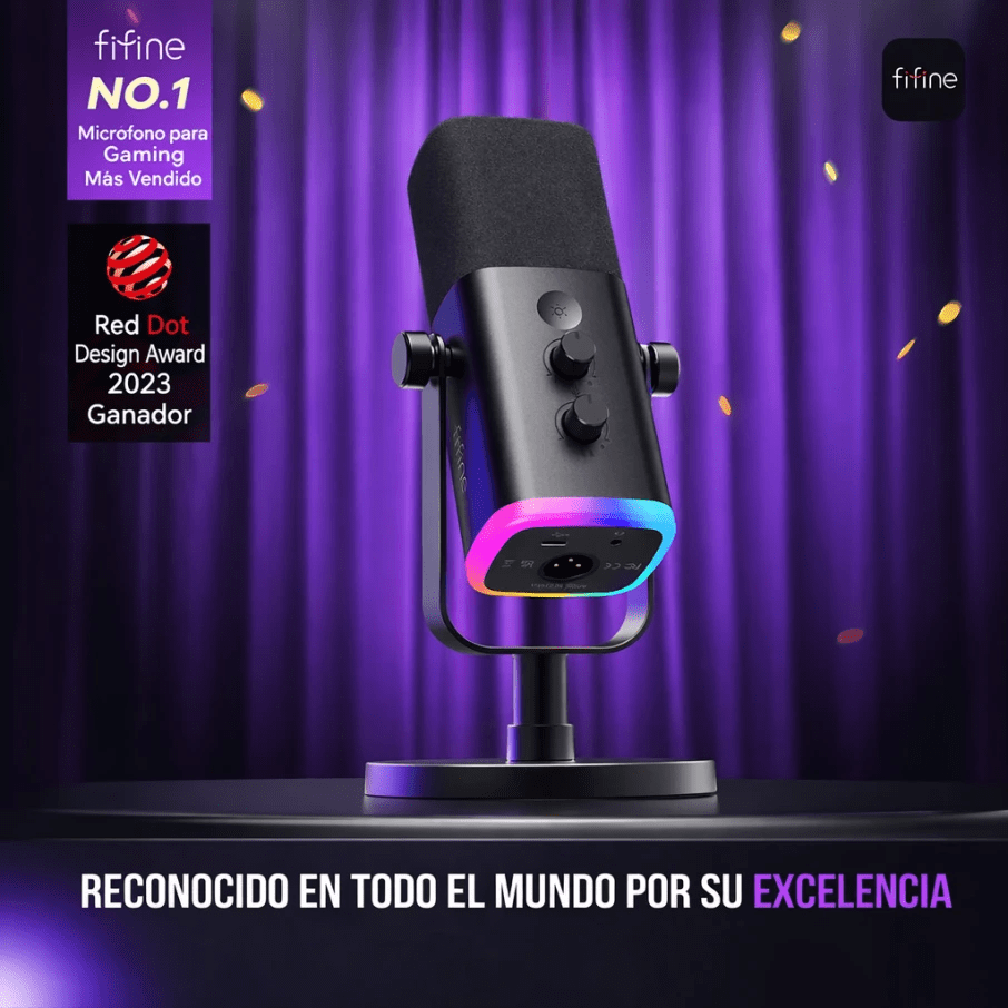 MICROFONO FIFINE AM8 DINAMICO NEGRO3