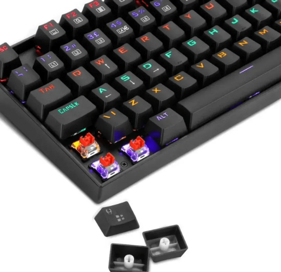 TECLADO MECANICO REDRAGON MITRA K551RGB ESPAÑOL (SW-ROJO) NEGRO2