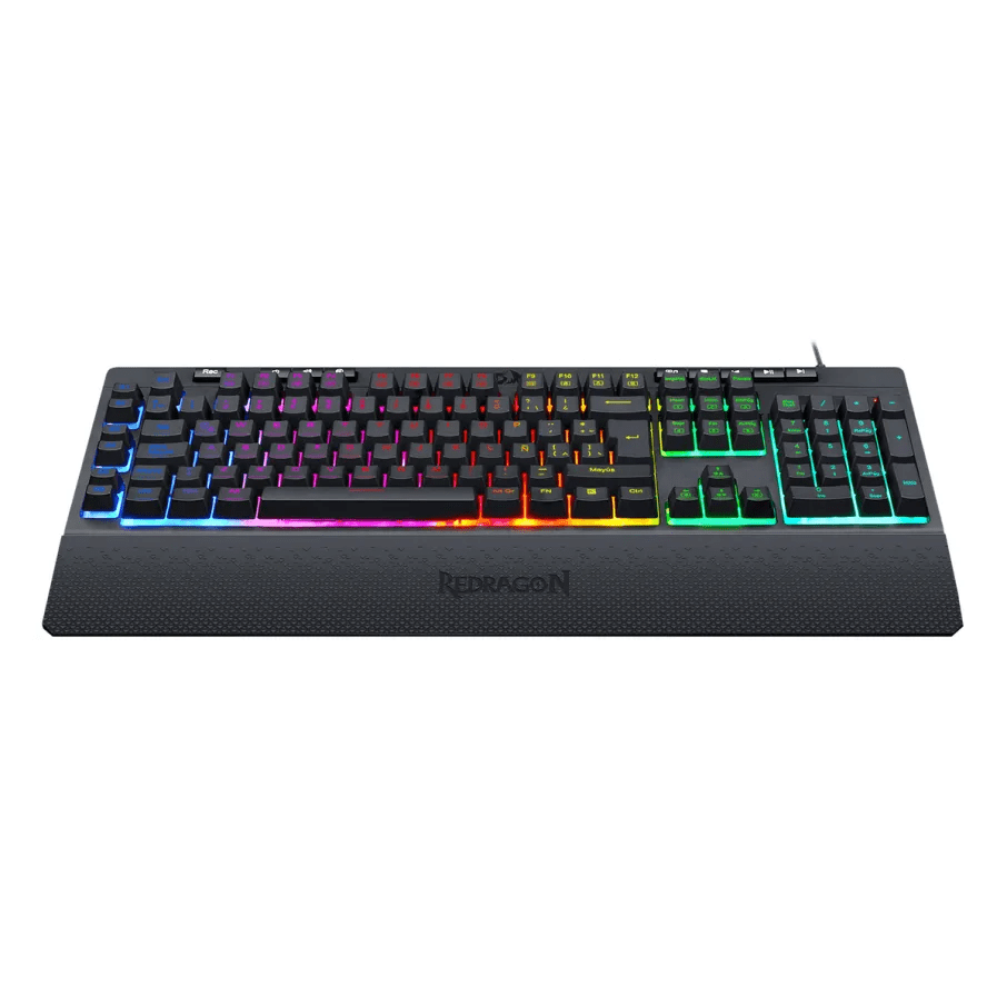 TECLADO SEMI MECANICO REDRAGON SHIVA K512RGB-SP NEGRO3