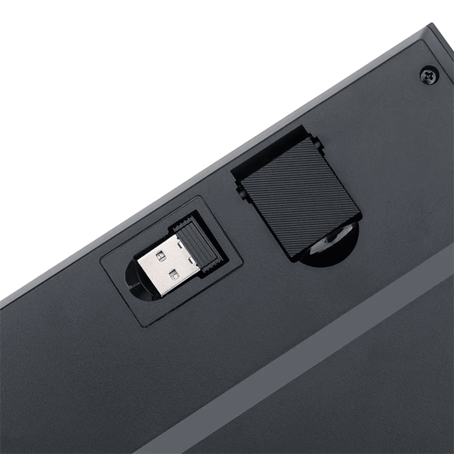 TECLADO MECANICO REDRAGON HORUS FS INALAMBRICO K618 (SW-ROJO) NEGRO5