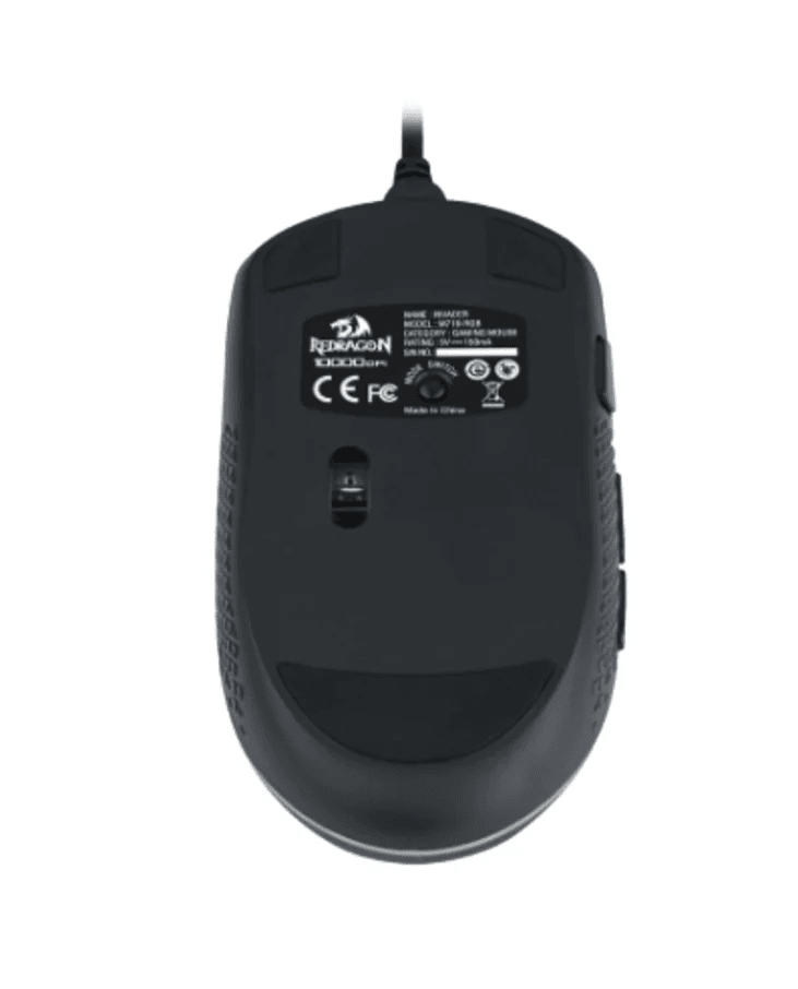 MOUSE REDRAGON INVADER M719 10000DPI NEGRO4