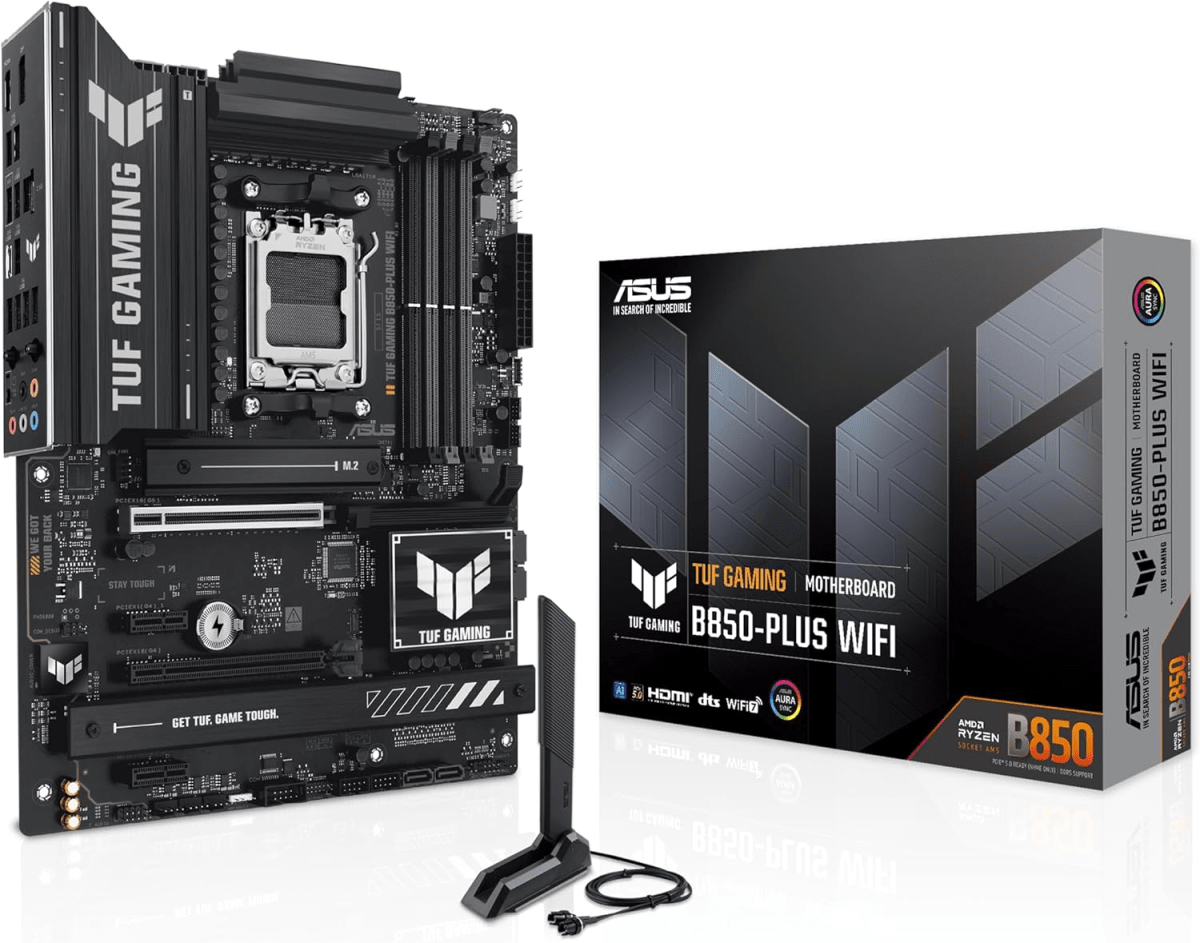 PLACA MADRE ASUS TUF GAMING B850-PLUS WIFI ATX AM5 DDR5 0