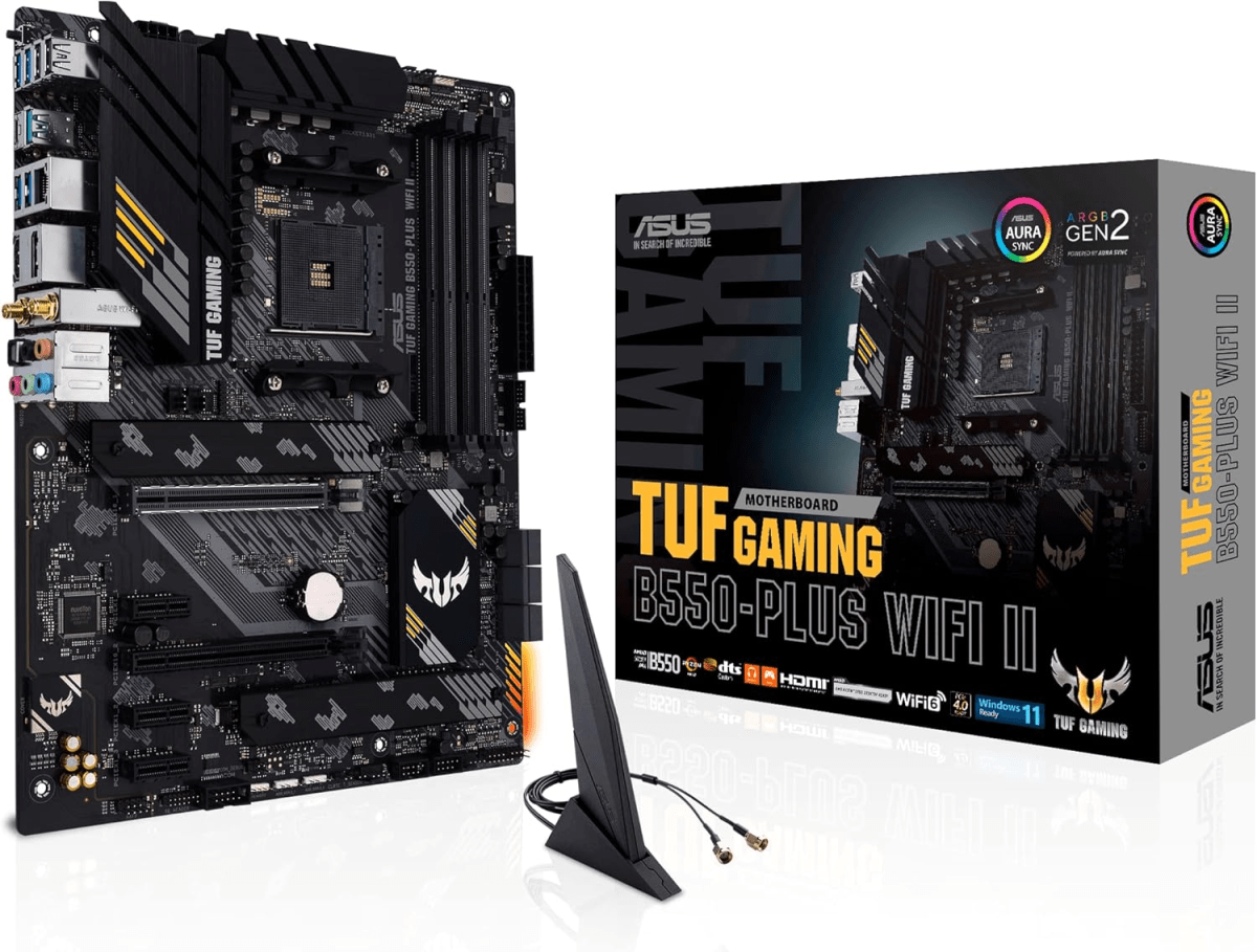 PLACA MADRE ASUS TUF GAMING B550-PLUS WIFI II ATX AM4 DDR4 0