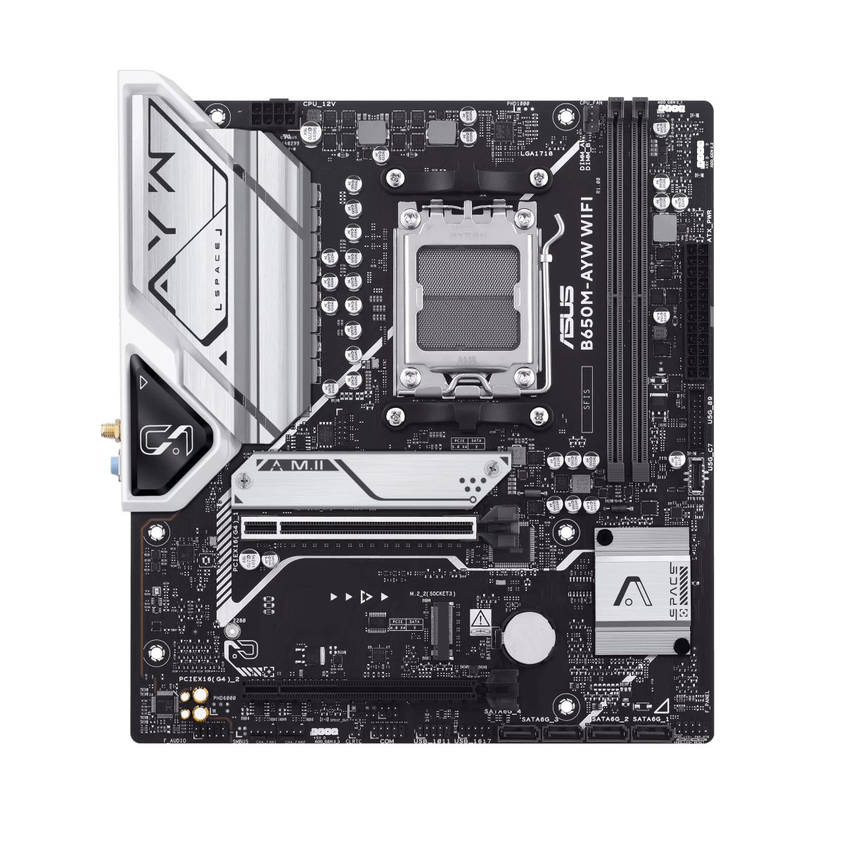 PLACA MADRE ASUS B650M-AYW MATX WIFI AM5 DDR52