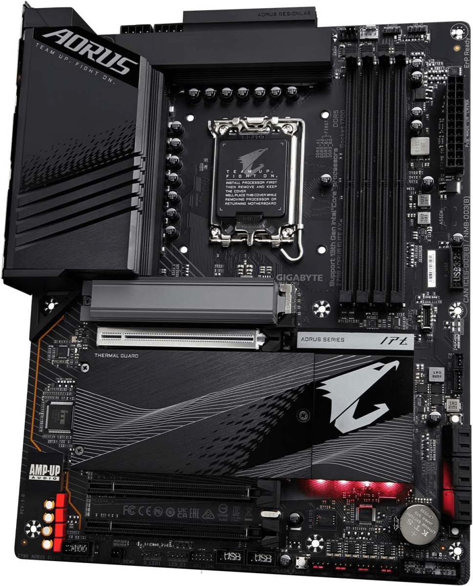 PLACA MADRE GIGABYTE Z790 AORUS ELITE AX WIFI ATX LGA1700 DDR54