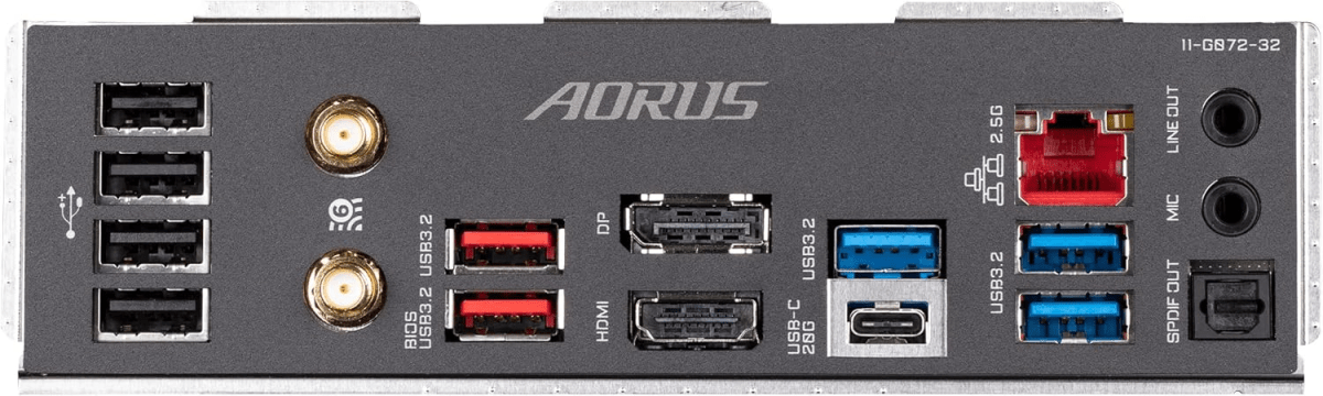 PLACA MADRE GIGABYTE Z790 AORUS ELITE AX WIFI ATX LGA1700 DDR55