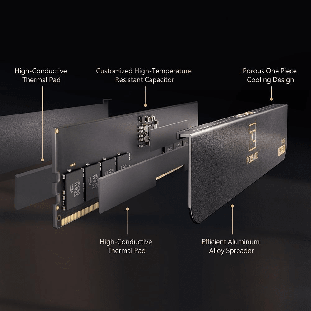 MEMORIA RAM TEAMGROUP T-CREATE EXPERT 32GB(2X16GB) 6000MHZ DDR52