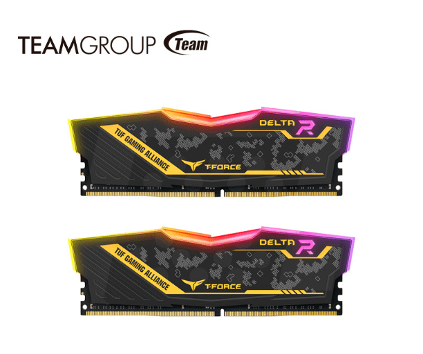 MEMORIA RAM TEAMGROUP T-FORCE DELTA RGB 32GB (16GB x 2) 2666MHZ DDR4 NEGRO2