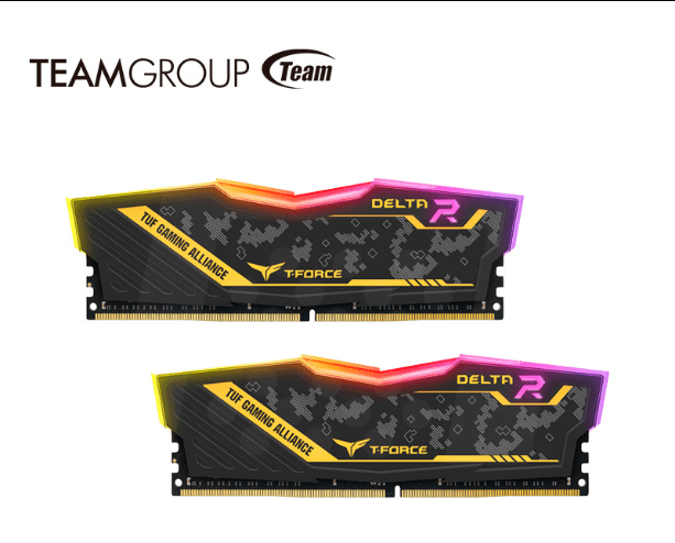MEMORIA RAM TEAMGROUP T-FORCE DELTA RGB 32GB (16GB x 2) 2666MHZ DDR4 NEGRO3