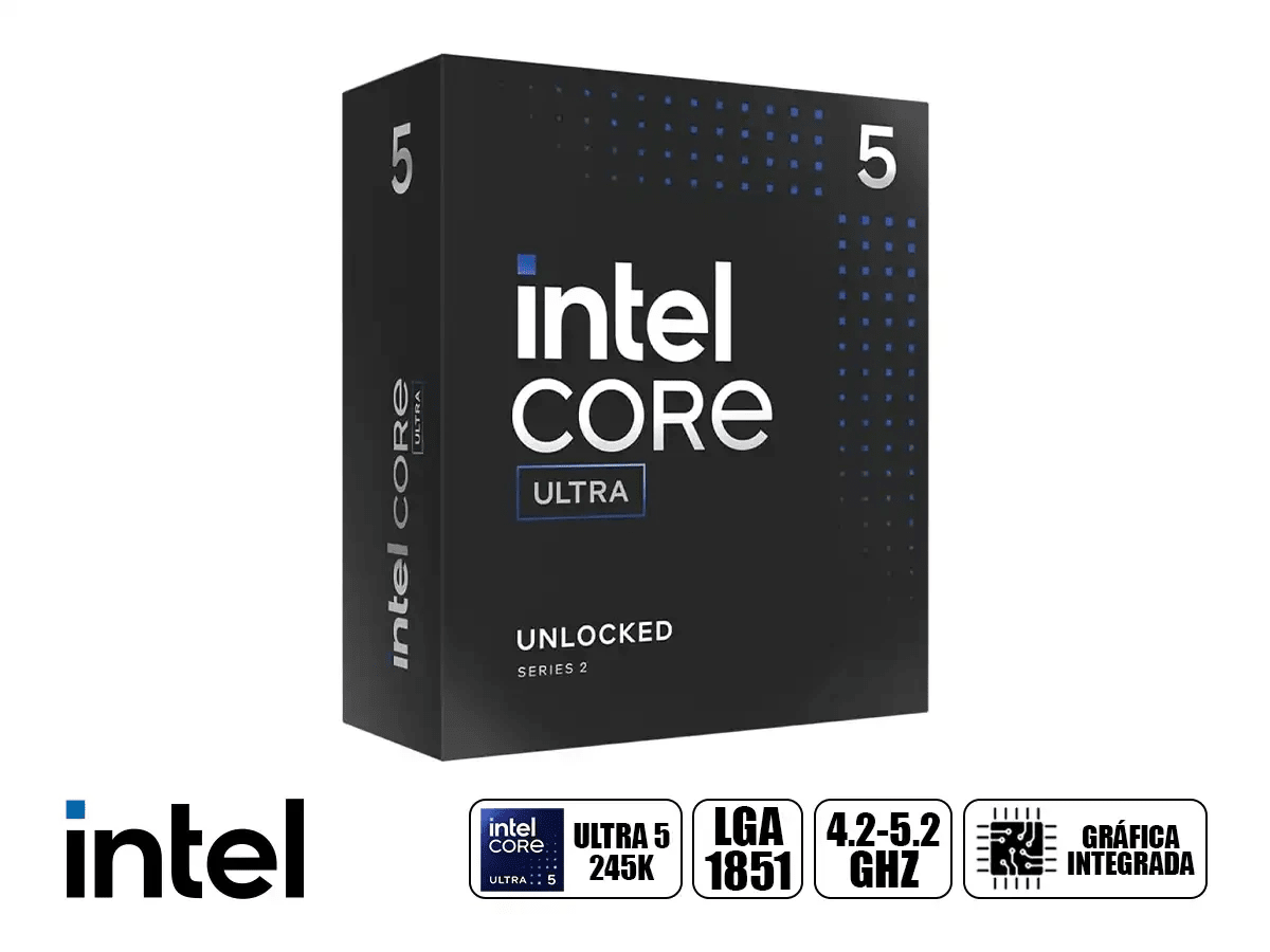 PROCESADOR INTEL CORE ULTRA 5 245K 4.2/5.2GHZ LGA1851 0