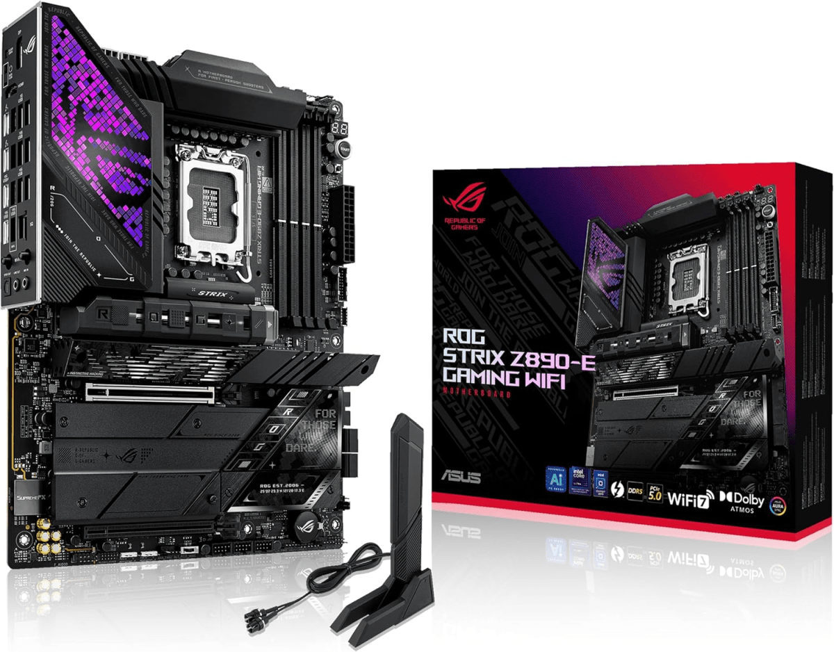 PLACA MADRE ASUS ROG STRIX Z890-E GAMING WIFI ATX LGA1851 DDR5 0