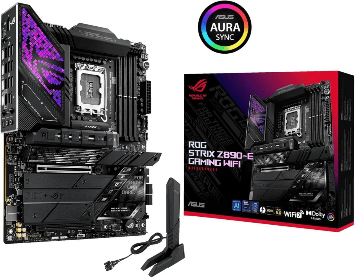 PLACA MADRE ASUS ROG STRIX Z890-E GAMING WIFI ATX LGA1851 DDR52