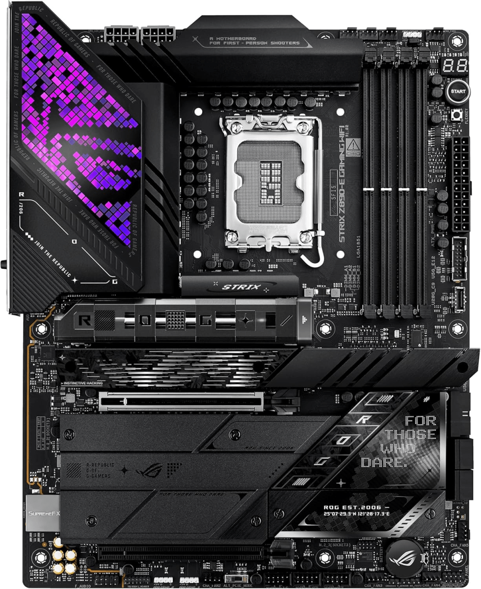 PLACA MADRE ASUS ROG STRIX Z890-E GAMING WIFI ATX LGA1851 DDR53