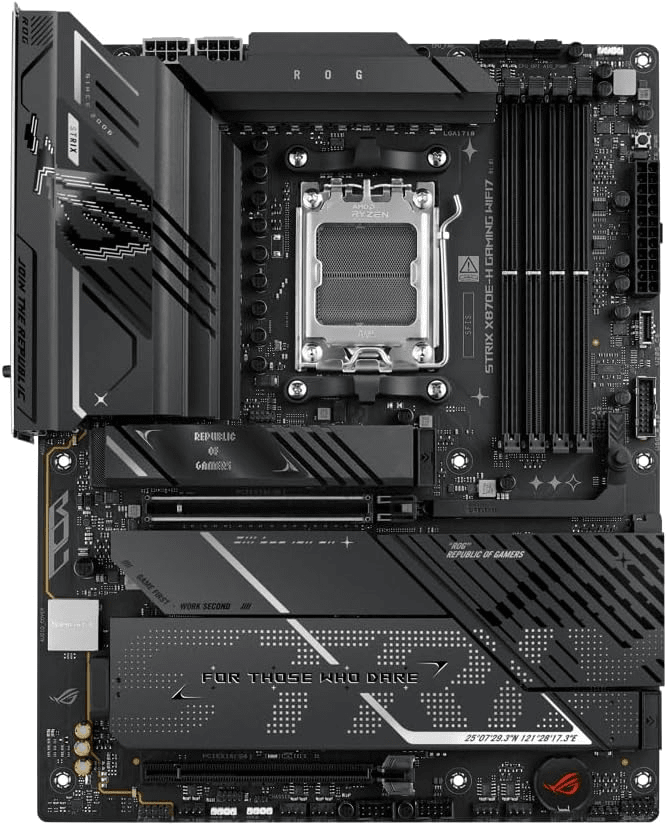 PLACA MADRE ASUS ROG STRIX X870E-H GAMING WIFI7 ATX AM5 DDR52