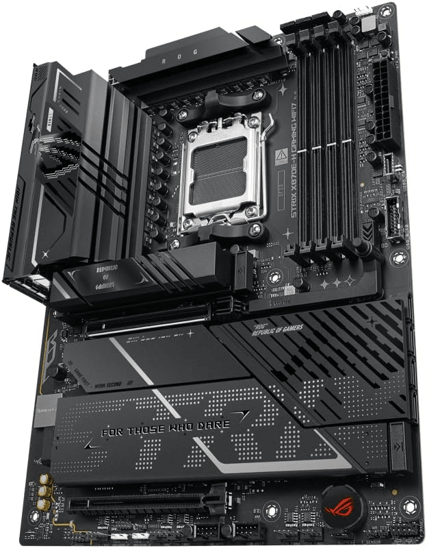 PLACA MADRE ASUS ROG STRIX X870E-H GAMING WIFI7 ATX AM5 DDR56