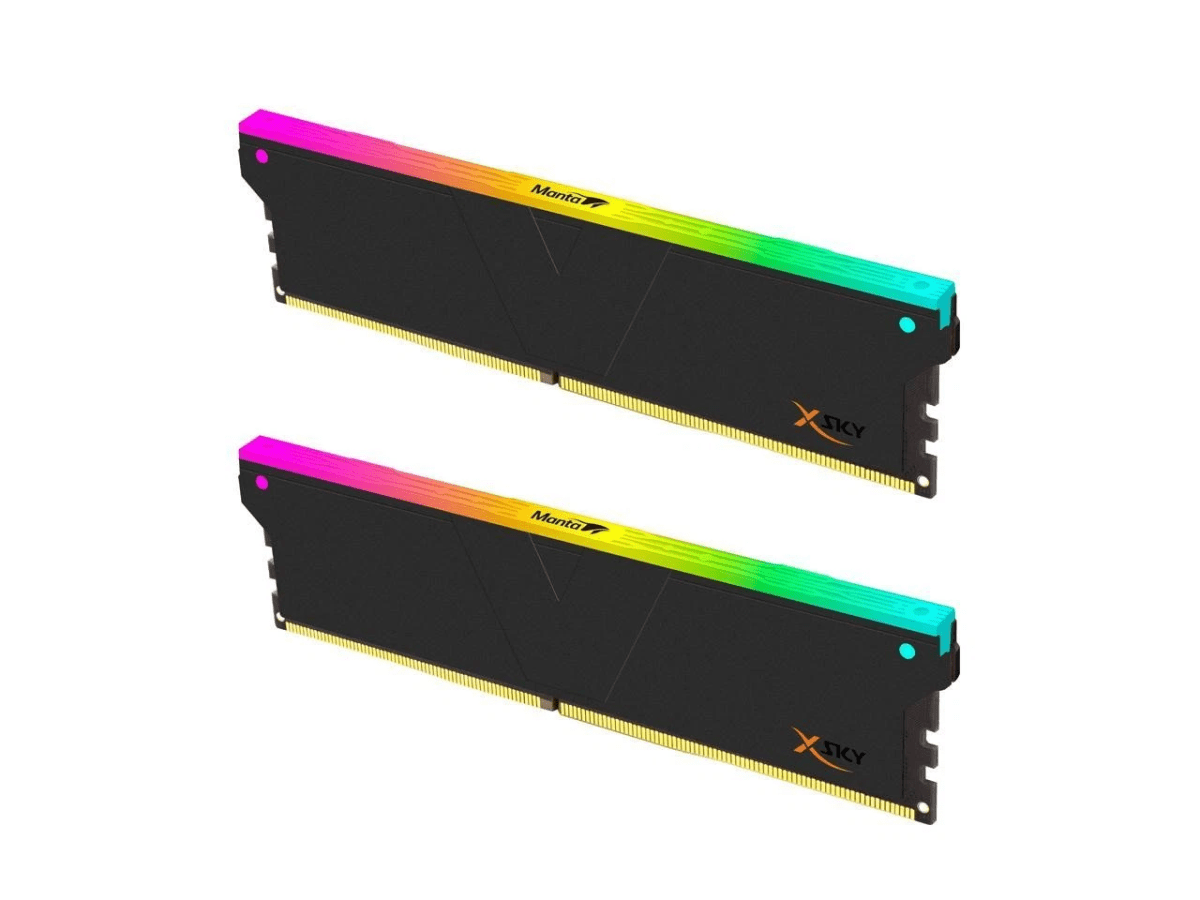 MEMORIA RAM V-COLOR MANTA XSKY 32GB(2X16GB) RGB 6400MHZ DDR52