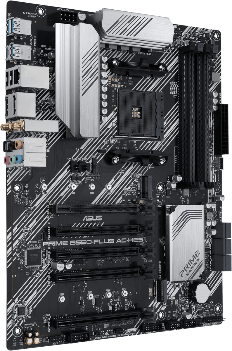 PLACA MADRE ASUS PRIME B550-PLUS AC-HES WF ATX AM4 DDR43