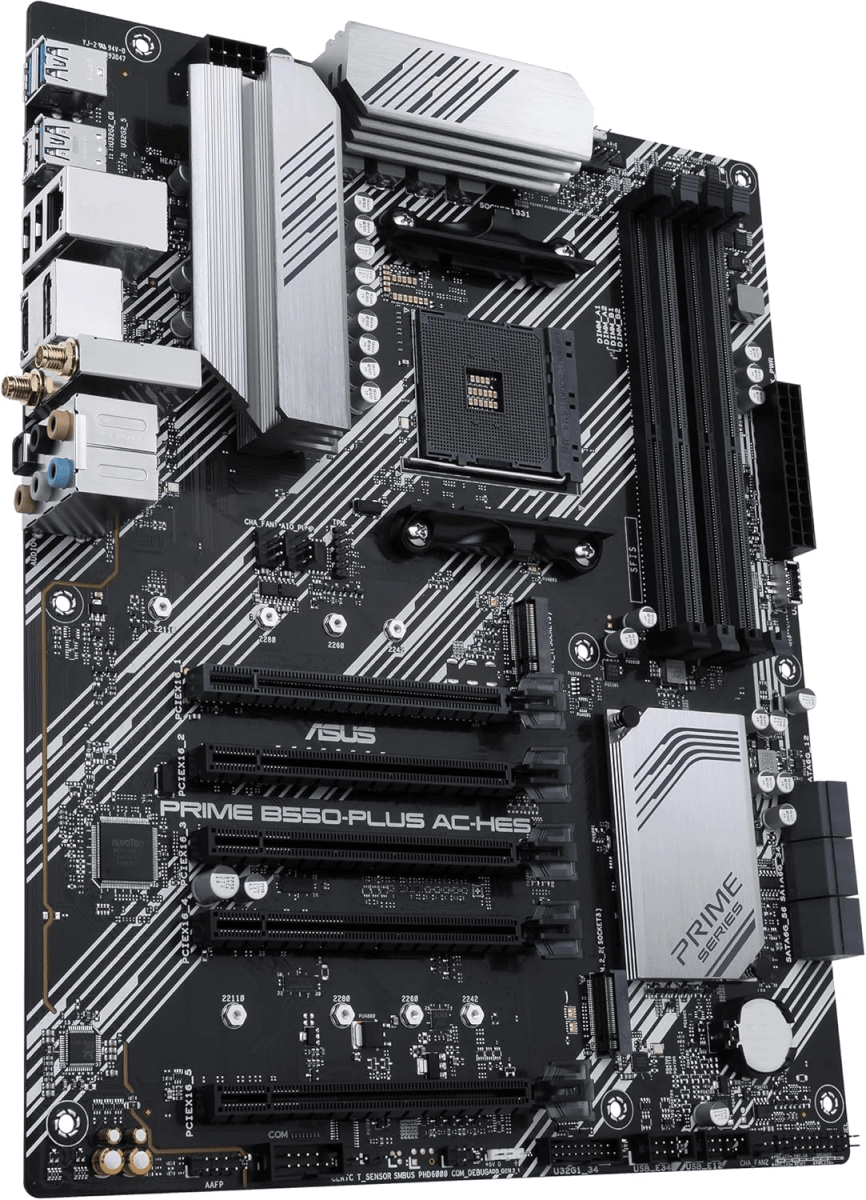 PLACA MADRE ASUS PRIME B550-PLUS AC-HES WF ATX AM4 DDR44