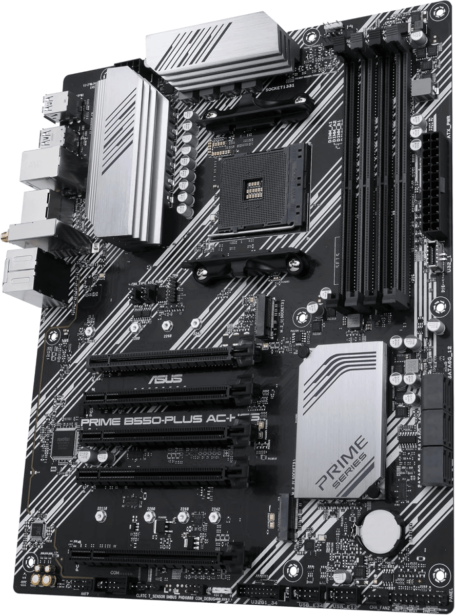 PLACA MADRE ASUS PRIME B550-PLUS AC-HES WF ATX AM4 DDR45