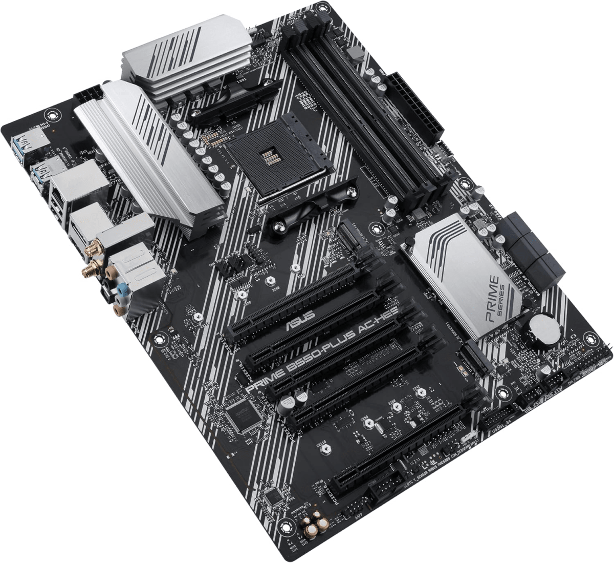 PLACA MADRE ASUS PRIME B550-PLUS AC-HES WF ATX AM4 DDR46