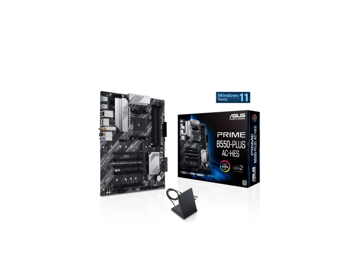 PLACA MADRE ASUS PRIME B550-PLUS AC-HES WF ATX AM4 DDR4 0