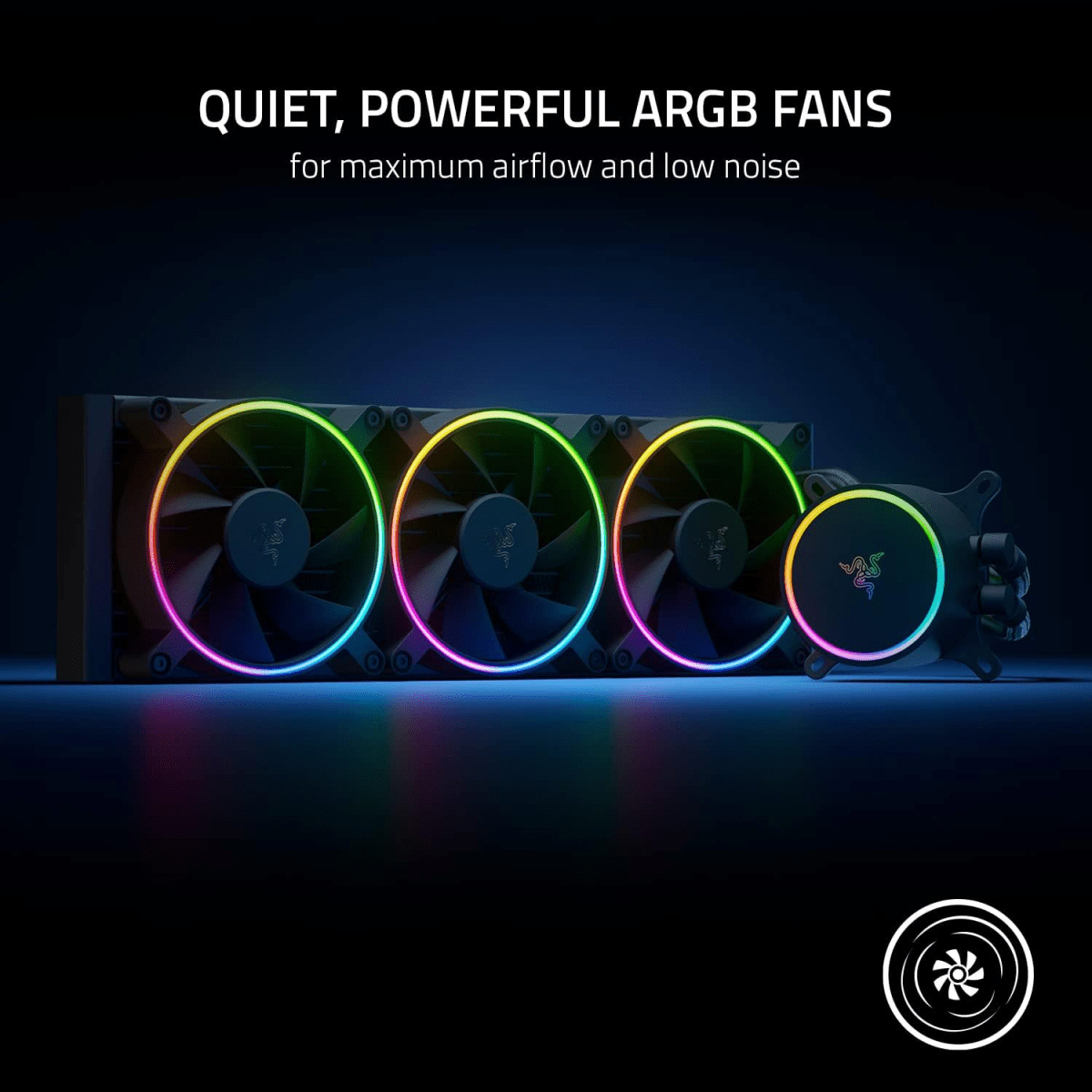 REFRIGERACION LIQUIDA RAZER HANBO CHROMA AIO ARGB 360MM NEGRO4