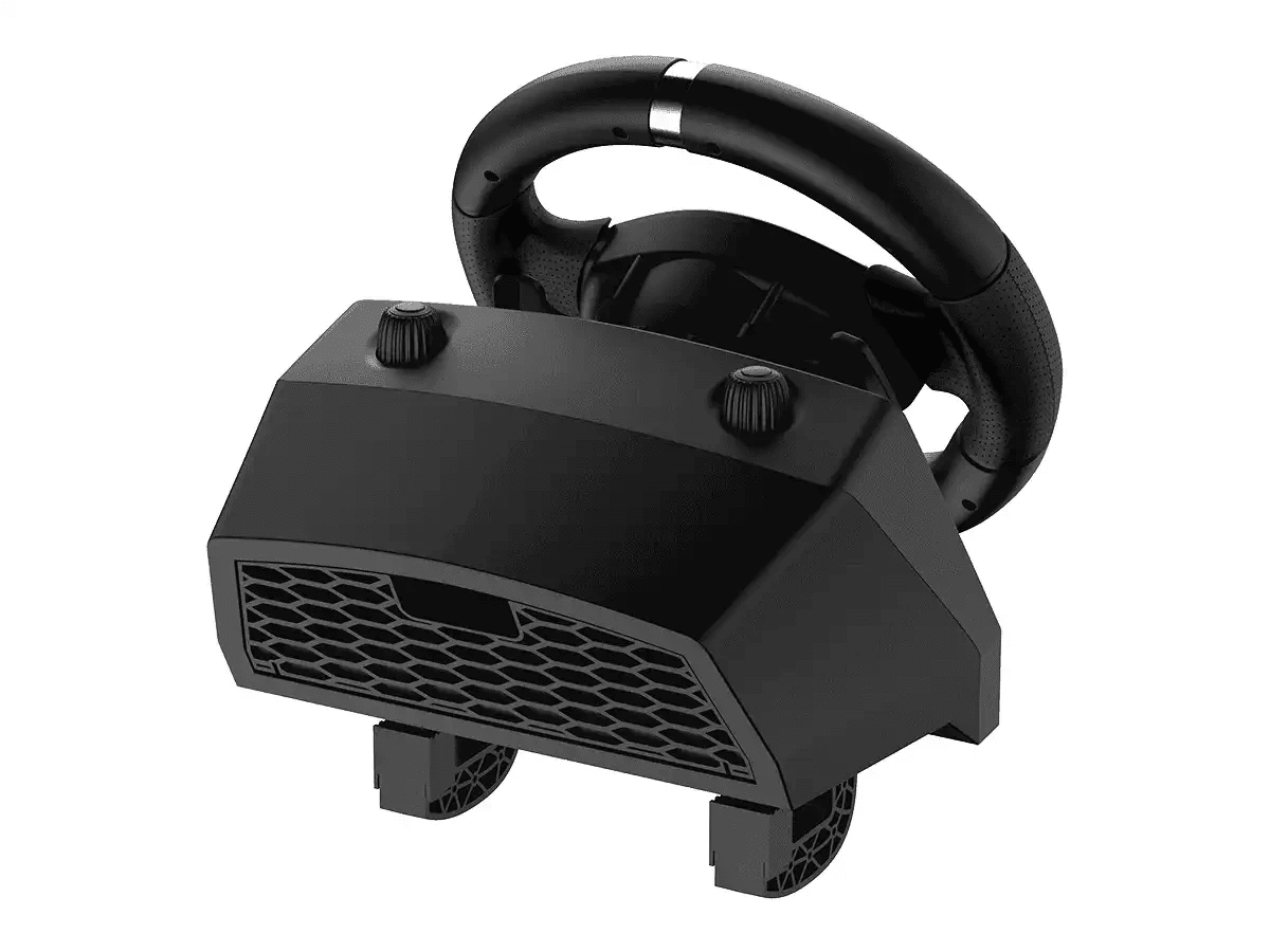 VOLANTE CON PEDAL GENIUS GX SPEEDMASTER X2 DUAL MOTOR VIBRATION 1080° PS4 PS3 PC USB2