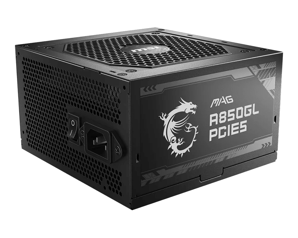 FUENTE MSI MAG A850GL PCIE5 850W 80 PLUS GOLD FULL MODULAR3