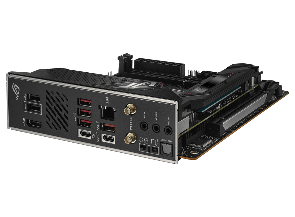 PLACA MADRE ASUS ROG STRIX B650E-I GAMING WIFI MITX AM5 DDR57