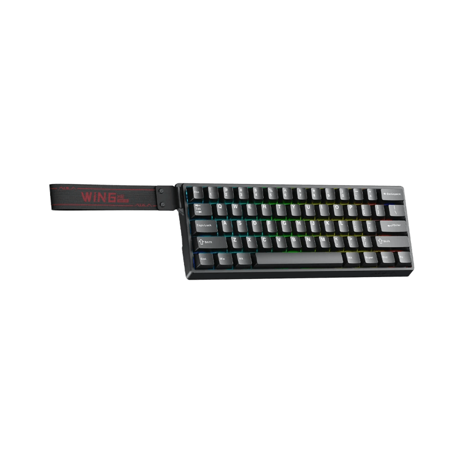 TECLADO MAGNETICO AULA WIN60HE RGB ALAMBRICO 8KHZ US (SW-GRAY WOOD) BLACK2