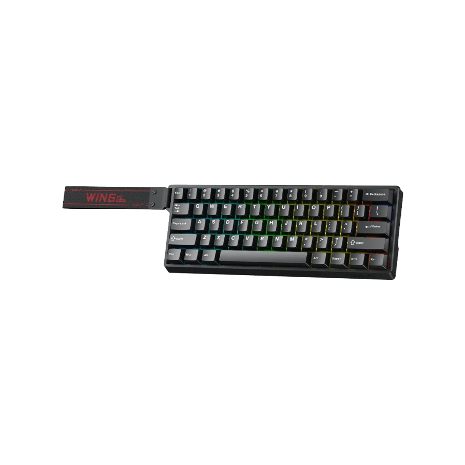 TECLADO MAGNETICO AULA WIN60HE RGB ALAMBRICO 8KHZ US (SW-GRAY WOOD) BLACK5