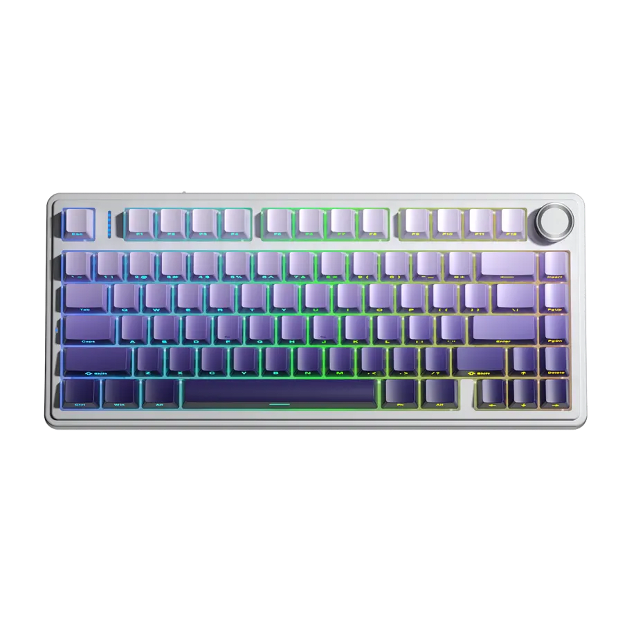TECLADO MECANICO AULA F75 RGB DONGLE 2.4 BT US (SW-STAR VECTOR) 0