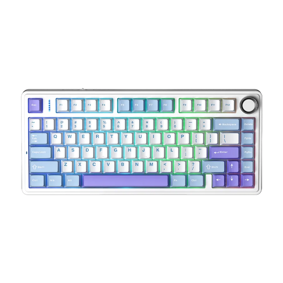 TECLADO MECANICO AULA F75 RGB DONGLE 2.4 BT US (SW-STAR VECTOR)6