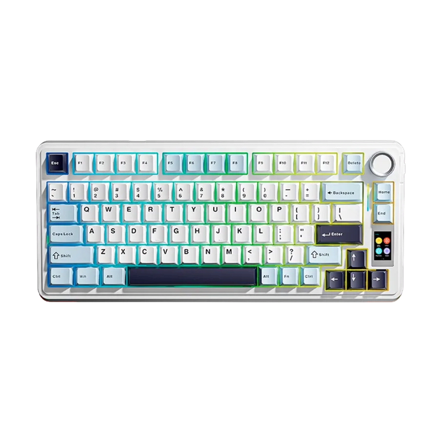 TECLADO MECANICO AULA S75 PRO RGB DONGLE 2.4 BT US (SW-SEIYA) 0