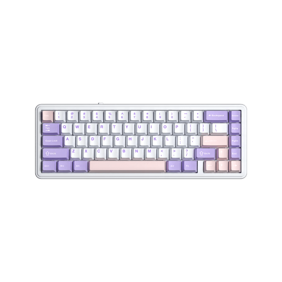 TECLADO MECANICO AULA F65 RGB DONGLE 2.4 BT US (SW-NIMBUS V3) 0
