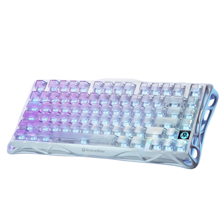 TECLADO MECANICO GRAVASTAR MERCURY K1 LITE Inalambico Ingles8