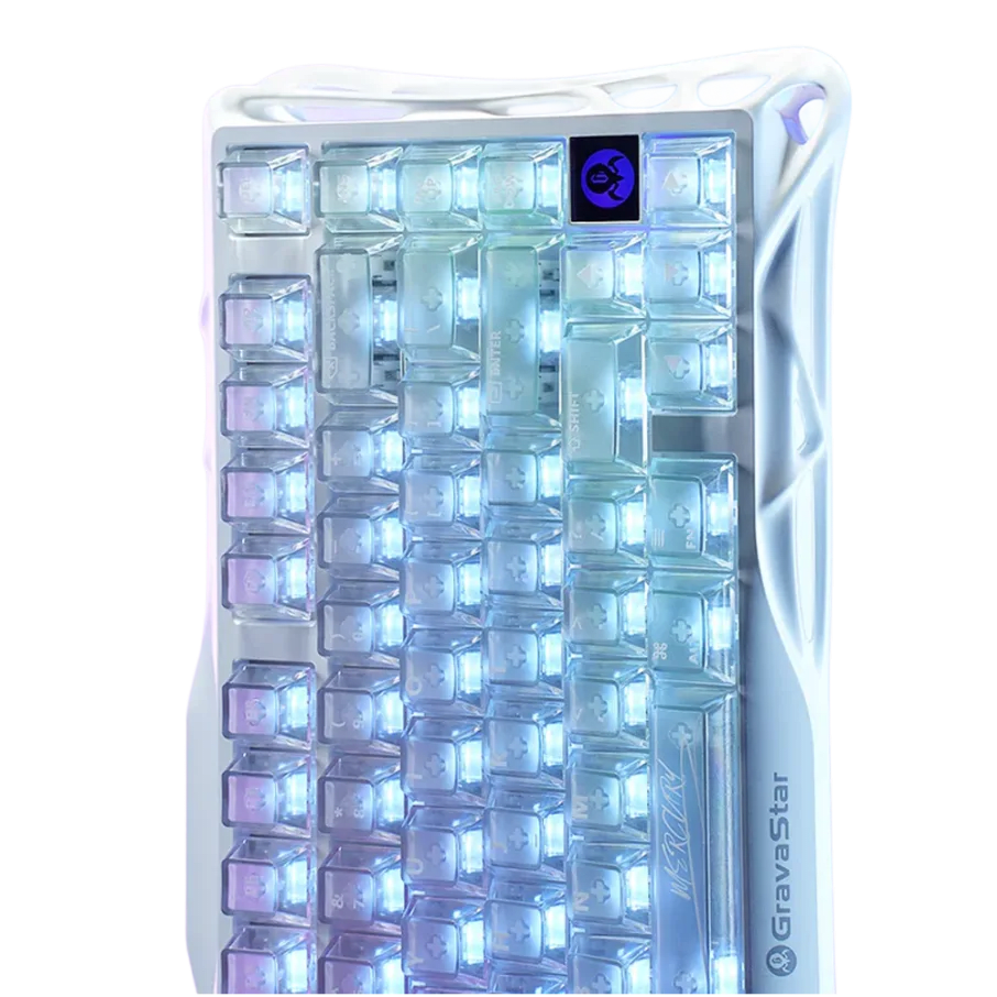 TECLADO MECANICO GRAVASTAR MERCURY K1 LITE Inalambico Ingles10