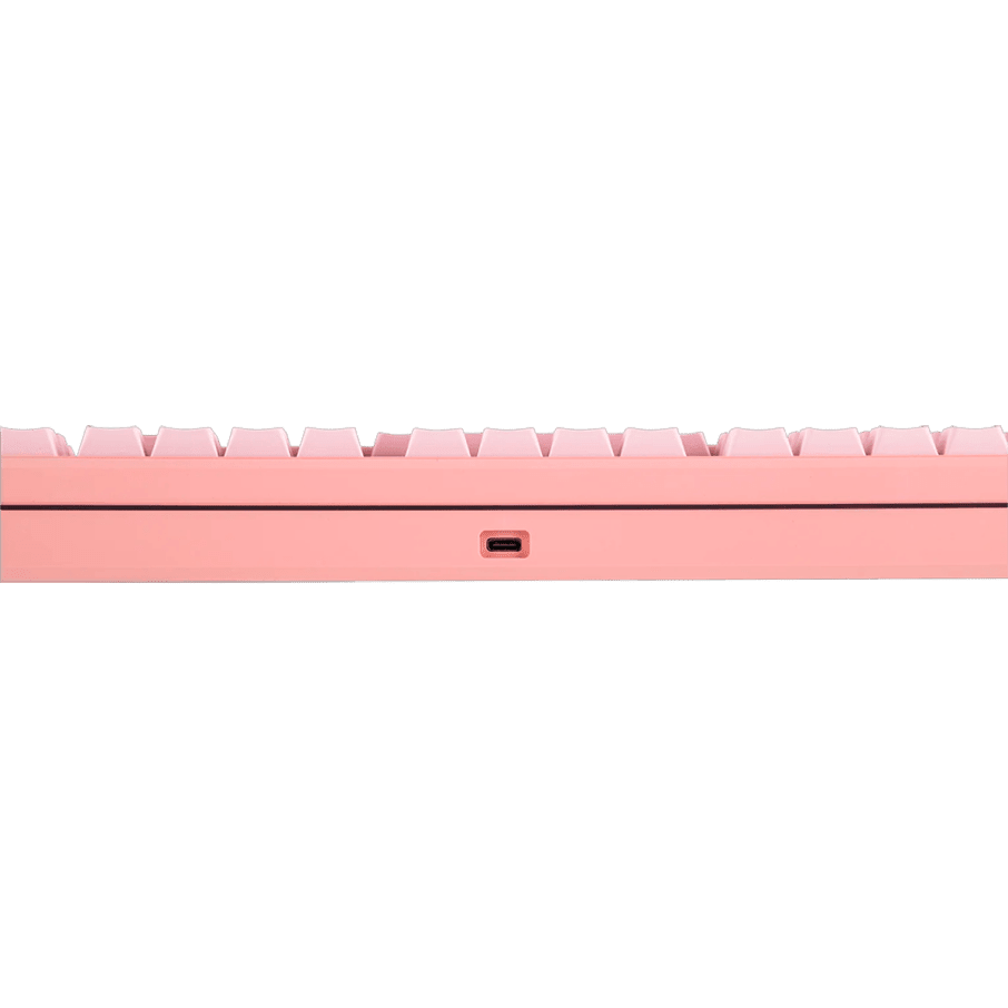 TECLADO MECANICO AULA F87 PRO V2 RGB DONGLE 2.4 BT US (SW-STRAWBERRY MINT) GRADIENT PINK4