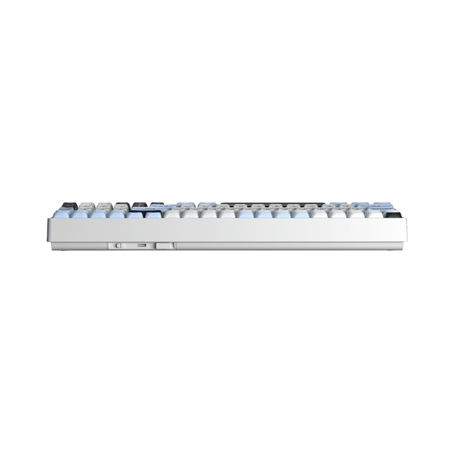 TECLADO MECANICO AULA S100 PRO RGB DONGLE 2.4 BT US (SW-BROWN) LIGHT BLUE/WHITE/BLACK PURPLE4