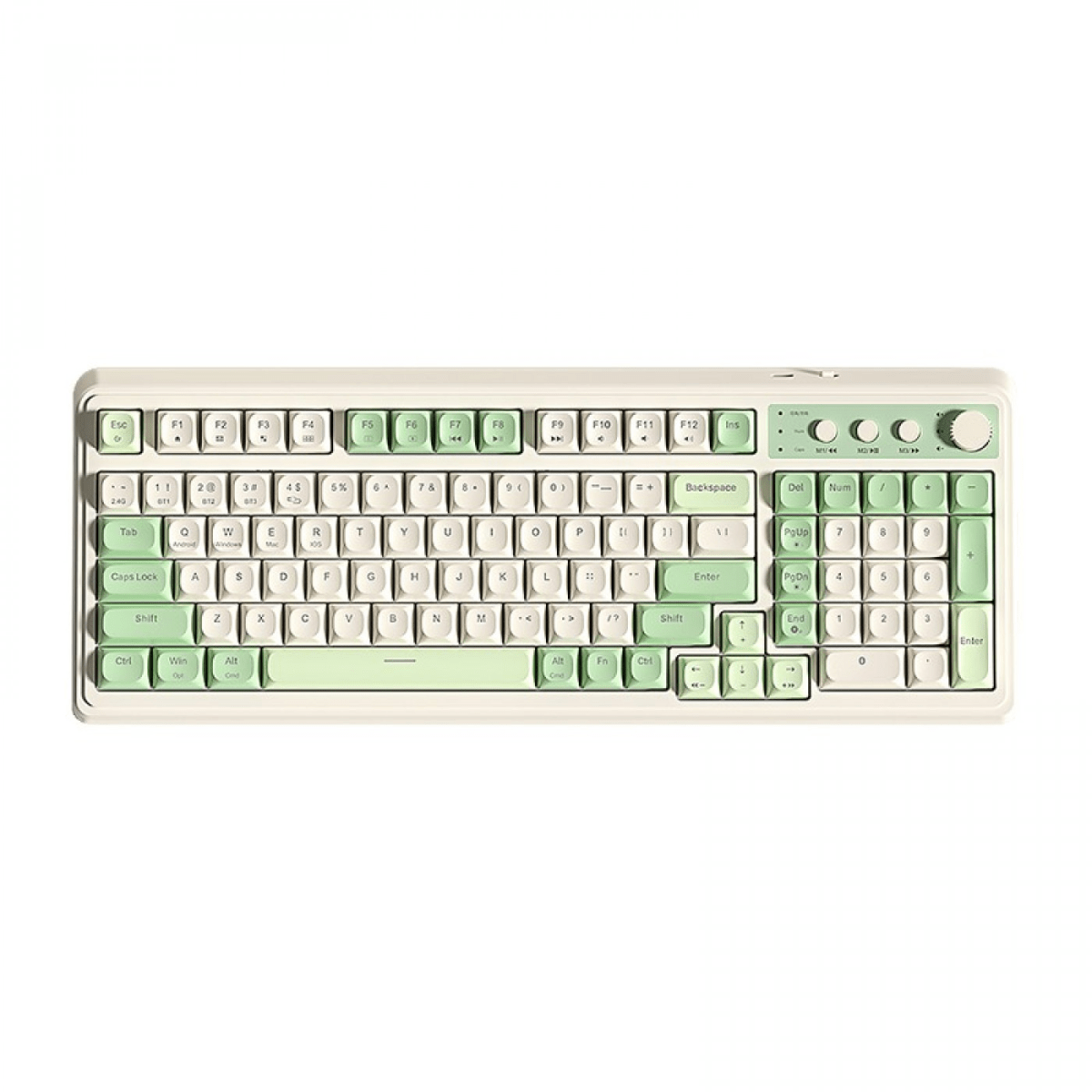 TECLADO DE MEMBRANA AULA S99 PRO RGB DONGLE 2.4 BT US2
