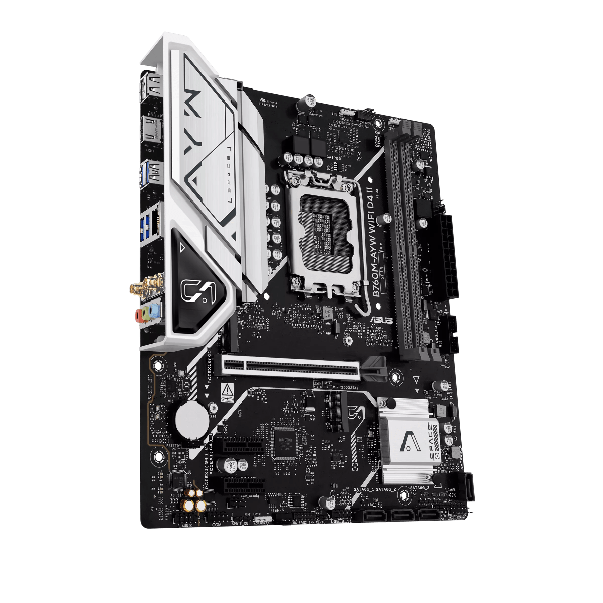 PLACA MADRE ASUS B760M-AYW WIFI D4 MATX LGA1700 DDR44