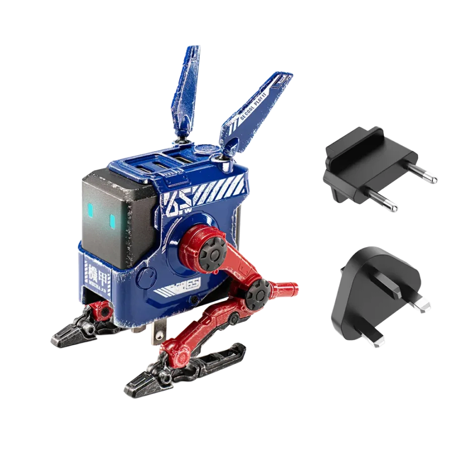 CARGADOR PORTATIL GRAVASTAR ALPHA65 65W USB C ROBOT FAST GAN CHARGER 0