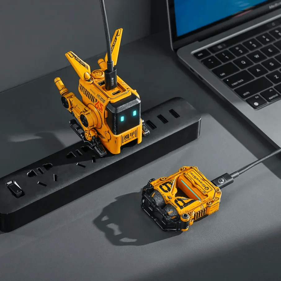 CARGADOR PORTATIL GRAVASTAR ALPHA65 65W USB C ROBOT FAST GAN CHARGER12