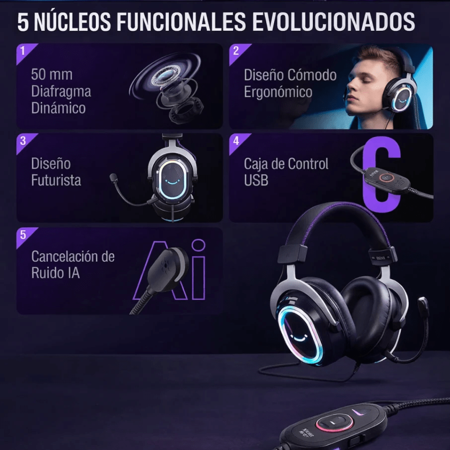 AURICULARES FIFINE H13 BLACK2