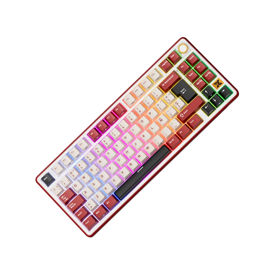 TECLADO MECANICO ROYAL KLUDGE RK-X87 RGB DONGLE 2.4 BT SP (SW-CREAMY)2