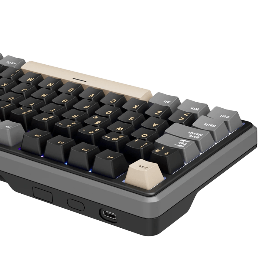 TECLADO MECANICO ROYAL KLUDGE RK-X87 ALAMBRICO RGB 75% SP (SW-CREAMY) BLACK NIGHT16