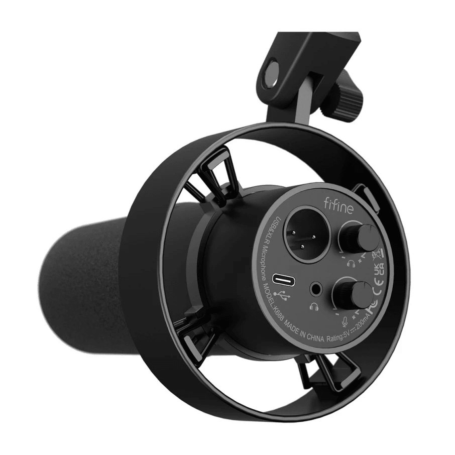 MICROFONO FIFINE K688 DINAMICO USB/XLR NEGRO4