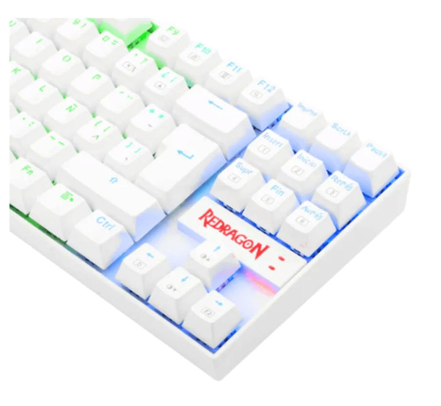 TECLADO MECANICO REDRAGON KUMARA RGB K552W (SW-ROJO) BLANCO3