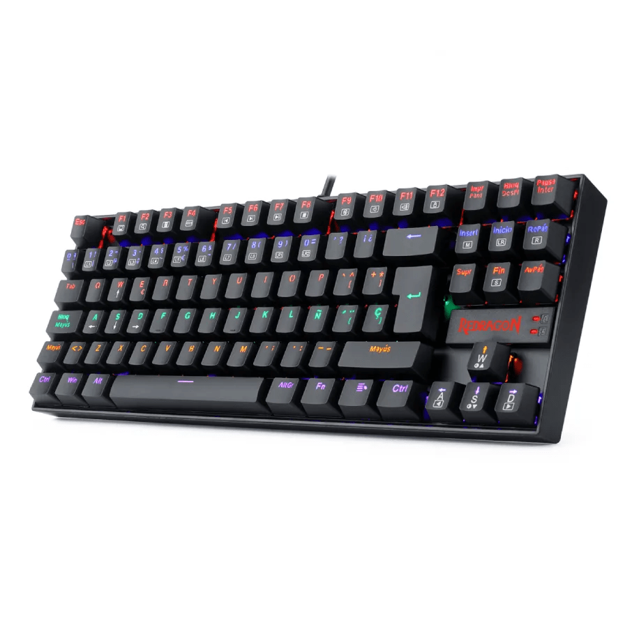 TECLADO MECANICO REDRAGON KUMARA RAINBOW K552-KR-ESP (SW-ROJO) NEGRO3